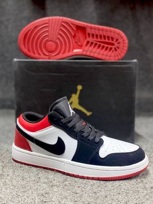 Air Jordan 1 Low Black Toe Red black white 1:1_img_0