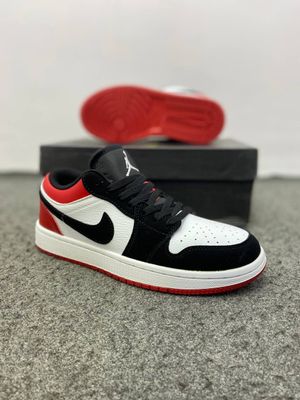 Air Jordan 1 Low Black Toe Red black white 1:1_img_2