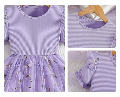 Imported  👗 European & American Style Princess Dress – Baby Girl Summer Gauze Skirt_img_2