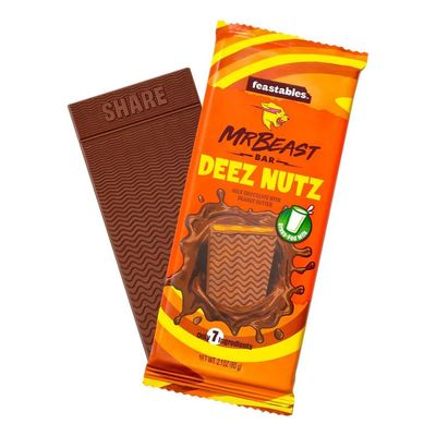 Feastables MrBeast Deez Nutz Chocolate Bar 60 gm_img_1