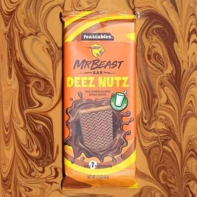 Feastables MrBeast Deez Nutz Chocolate Bar 60 gm_img_3