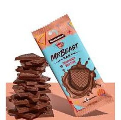 Feastables MrBeast Sea Salt Chocolate Bar 60gm_img_1