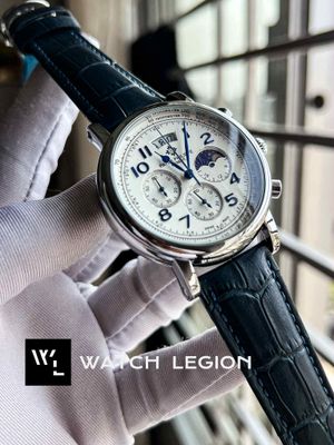 PATEK BLUE BELT FS SIMPLE WHITE DIAL_img_0