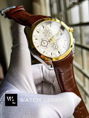 TISSOT CHRONO BROWN BELT