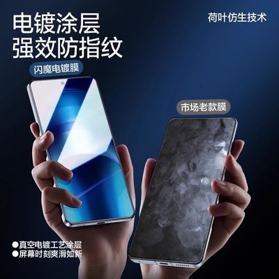 IQOO Neo10 Electroplating double anti-fingerprint smart devil screen protector_img_1