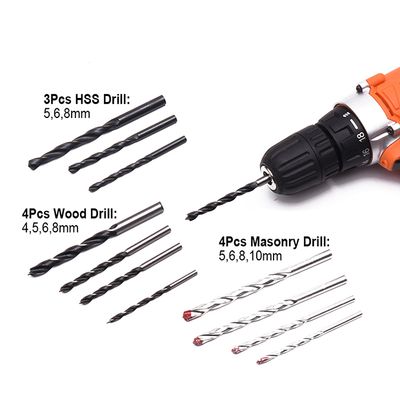HARDEN 36 Pcs Multi-Functional Cordless Impact Drill & Household Tool Set | Professional DIY Kit | Model: 510836_img_3