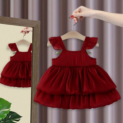 Imported 👗 Girls' Summer Princess Dress – Korean Ins Style with Slip Skirt_img_2