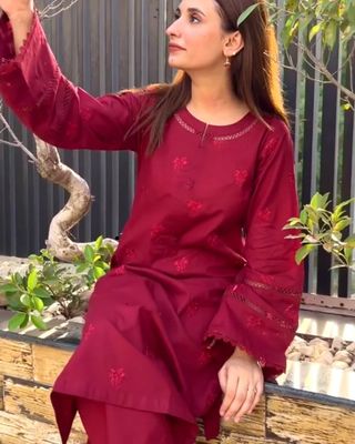 premium Maroon Amber 2Piece | Eid Collection 2025_img_3