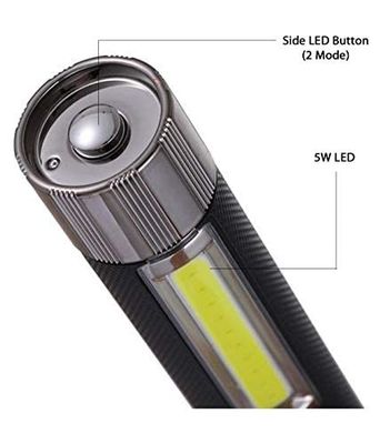 TORCH JOYKALY YG 2081 5W High Quality Rechargeable double Flashlight torch with Table lamp_img_1