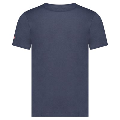 T-Shirt Col Rond avec Impressions et Drapeau MARINE_img_3