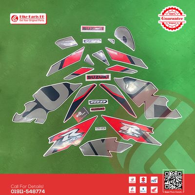 Full Set Sticker for Suzuki GSX-R 150 (Red & Black Color) bike._img_0