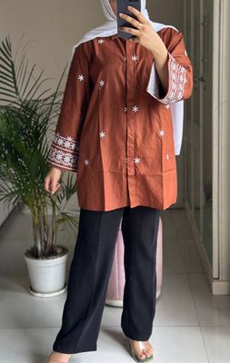 Embroidery Tunic Tops_img_7
