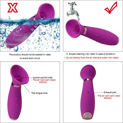 Tongue Licking Vibrating Sex Toys Vagina Nipple Sucking Vibrator Female Masturbators Clitoris Stimulator Sex Shop Silicone_img_2