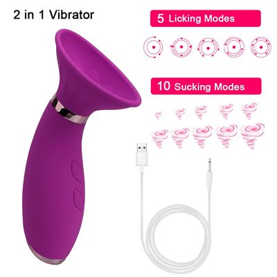 Tongue Licking Vibrating Sex Toys Vagina Nipple Sucking Vibrator Female Masturbators Clitoris Stimulator Sex Shop Silicone_img_3