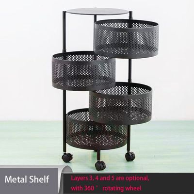5 Layer Round Shape Kitchen Rack_img_1