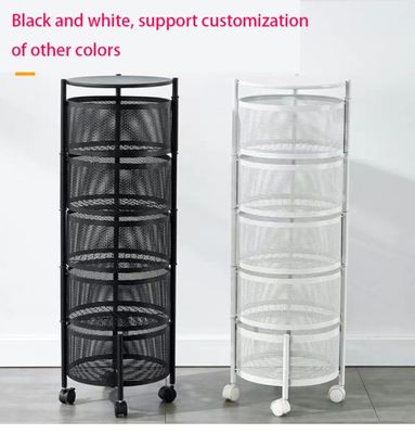 5 Layer Round Shape Kitchen Rack_img_2