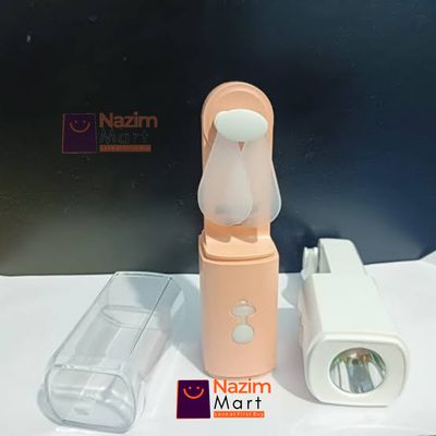 Mini Fan | Pocket Rechargeable Fan With light | SD-69 USB Rechargeable Flashlight & Fan._img_0
