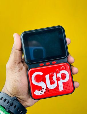 Sup M3 Video Games Consoles Retro Classic 900 Games In 1 Handheld Gaming Players Sup Console Game Box- Red Color_img_1
