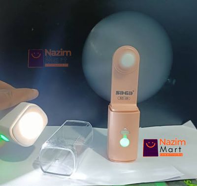 Mini Fan | Pocket Rechargeable Fan With light | SD-69 USB Rechargeable Flashlight & Fan._img_1
