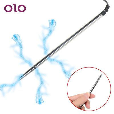 Penis Insertion Urethra Sound Dilator Stainless Steel Penis Plug Chastity Electric Shock Urethral Catheter Sex Toys For Men_img_0