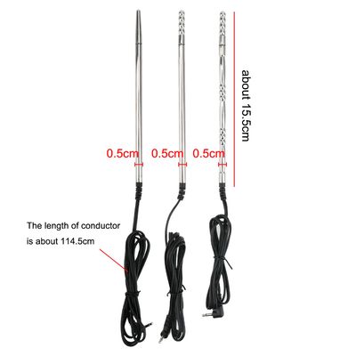 Penis Insertion Urethra Sound Dilator Stainless Steel Penis Plug Chastity Electric Shock Urethral Catheter Sex Toys For Men_img_4