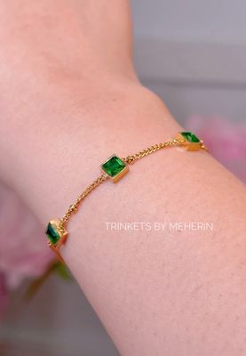 Green stone bracelet_img_1