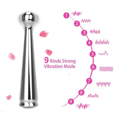 Metal Vibrator G-spot Clitoris Stimulator USB Charge 9 Speed Sex Toys for Women Maturbator Sex Shop Adult Erotic Products_img_4