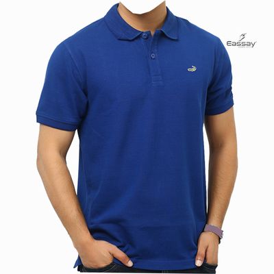 Crocodile Solid Drak Blue Color Polo T-Shirt_img_0