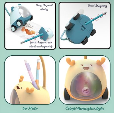 Foldable LED Study Lamp with Pen Holder & Sharpener for Kids_img_1
