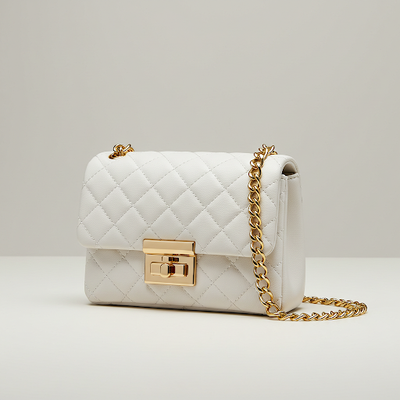 Bag Women's Bag Guangzhou Bag 2025 New Shoulder Bag Underarm Bag Small Chanel Style Rhombic Chain Bag Crossbody Bag_img_6