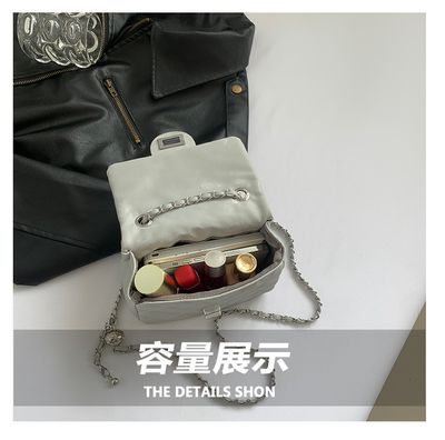 Chanel style diamond chain bag women's 2025 new style trendy Korean version small square bag versatile shoulder messenger bag_img_4