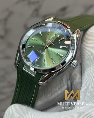 OMEGA AQUATERRA | SILICONE BELT | QUARTZ MOVEMENT (SEMI AAA)_img_5