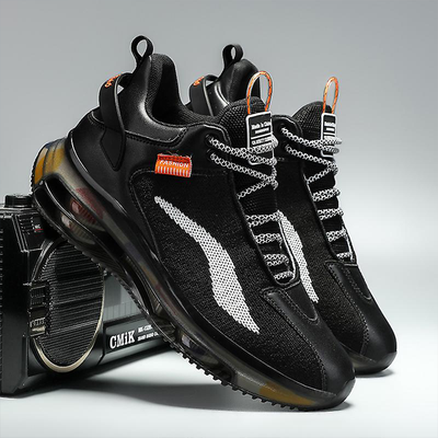 Kideng Sneakers Running Sports Shoes For Men - Black_img_1