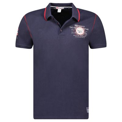 Man - Polo Short Sleeve, Navy prints_img_0