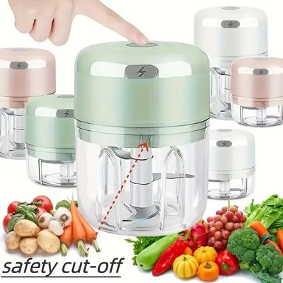 Wireless Electric Garlic Masher Mini Home Kitchen Gadget USB Charging for Crushed Garlic, Ginger, Crushed Pepper, etc._img_2