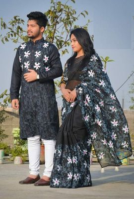 Sharee Panjabi Couple Dress_img_7