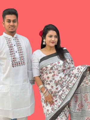 Sharee Panjabi Couple Dress_img_3