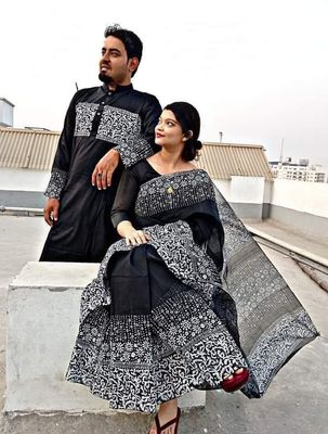 Sharee Panjabi Couple Dress_img_8