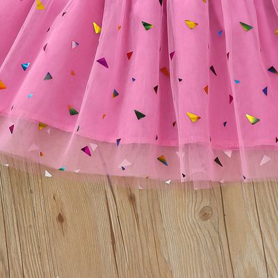 Imported 🦄 Baby Girls’ Summer Unicorn Princess Dress – Cotton Mesh Fairy Style_img_5