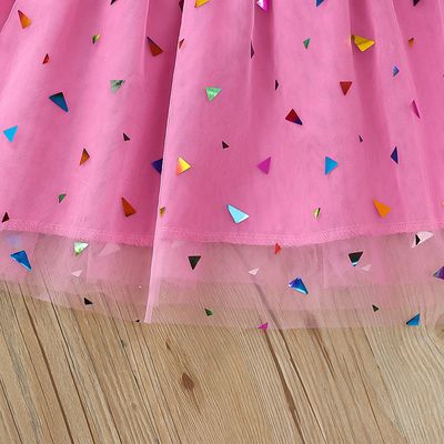 Imported 🦄 Baby Girls’ Summer Unicorn Princess Dress – Cotton Mesh Fairy Style_img_11