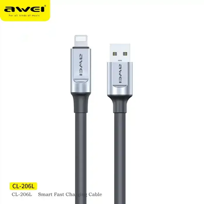 Awei CL-206L Lightning Cable Fast Charging 2.4A USB Data Sync Cord For iPhone_img_3