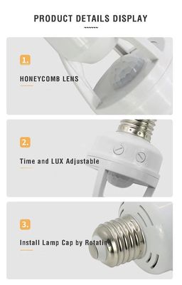 PIR Motion Sensor Bulb Holder (E27, 240V)_img_1