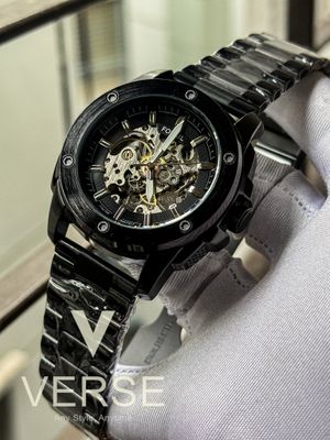 FOSSIL AUTO CHAIN BIG DIAL BLACK BLACK DIAL_img_0