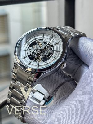 FOSSIL AUTO SILVER CHAIN WHITE DIAL_img_0