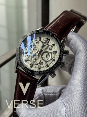 TAG 100M BROWN BELT WHITE DIAL_img_0