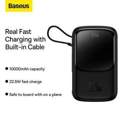Baseus Power Bank Qpow Pro Digital Display Fast Charge 10000mAh 22.5W Type-C_img_0