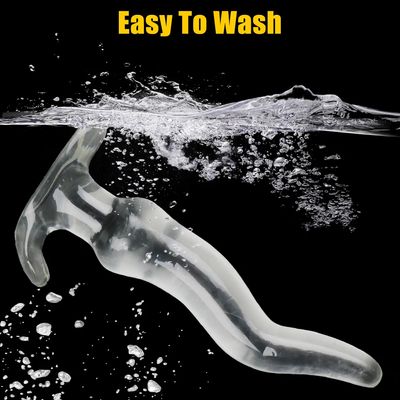 Huge Long Anal Plug 5 Size Prostate Massager Crystal Soft TPE Anus Dilator Vagina Stimulator Sex Toys For Women Men Gay_img_3