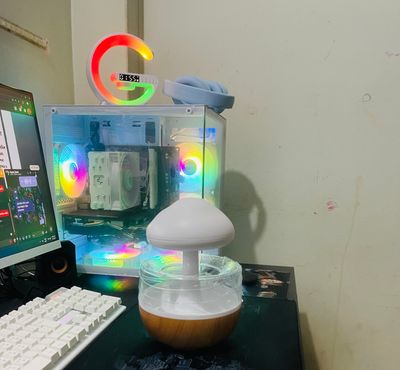 Rain Cloud Night Light Humidifier with Raining Water Drop Sound Oil Diffuser for Bedroom