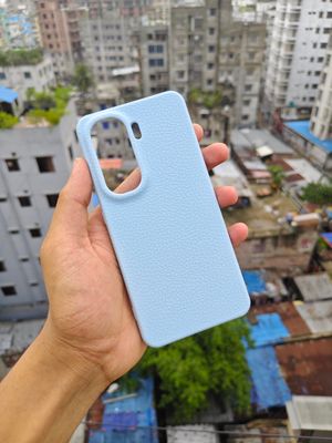 IQOO Neo10 plain leather texture anti-fingerprint soft anti-fall large hole protective cover_img_3