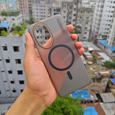 Honor 200 Premium magnetic magsafe hard transparent cover_img_1